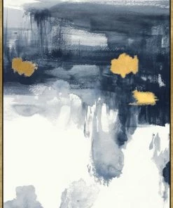 LeftBank Art Abstract Art Gold Dot III