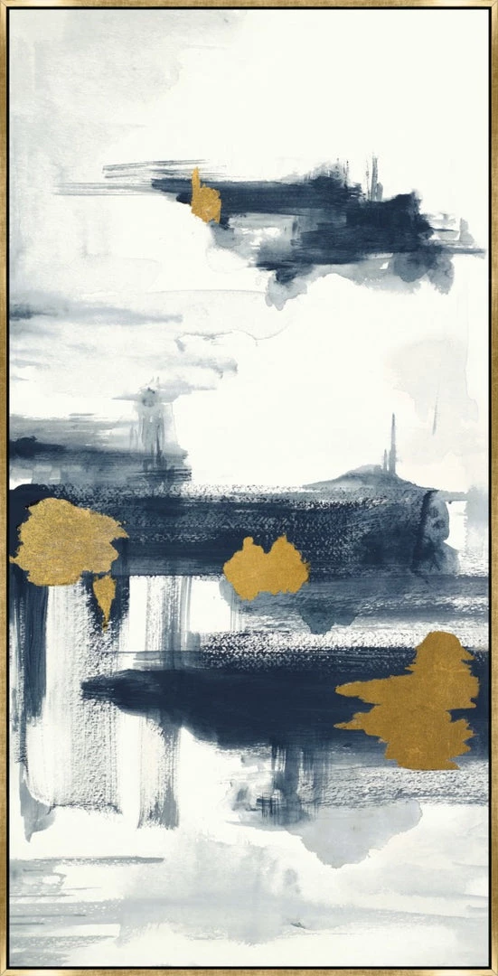 LeftBank Art Gold Dot II Abstract Art 1 LeftBank Art Gold Dot II Abstract Art