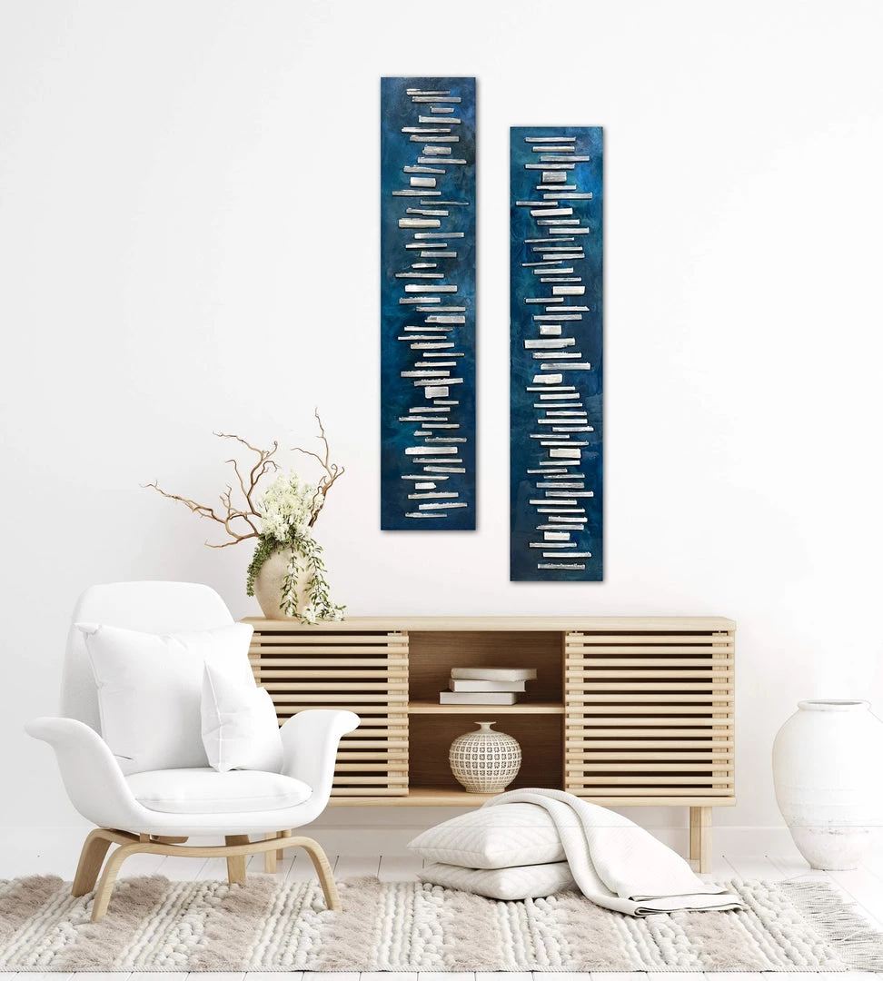 Kelly Gowan Original Art Restore I - 12"W X 60"H 1 Kelly Gowan Original Art Restore I - 12"W X 60"H