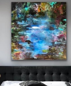 Mike Salcido Harmonized Microcosm - 36”W X 36”H