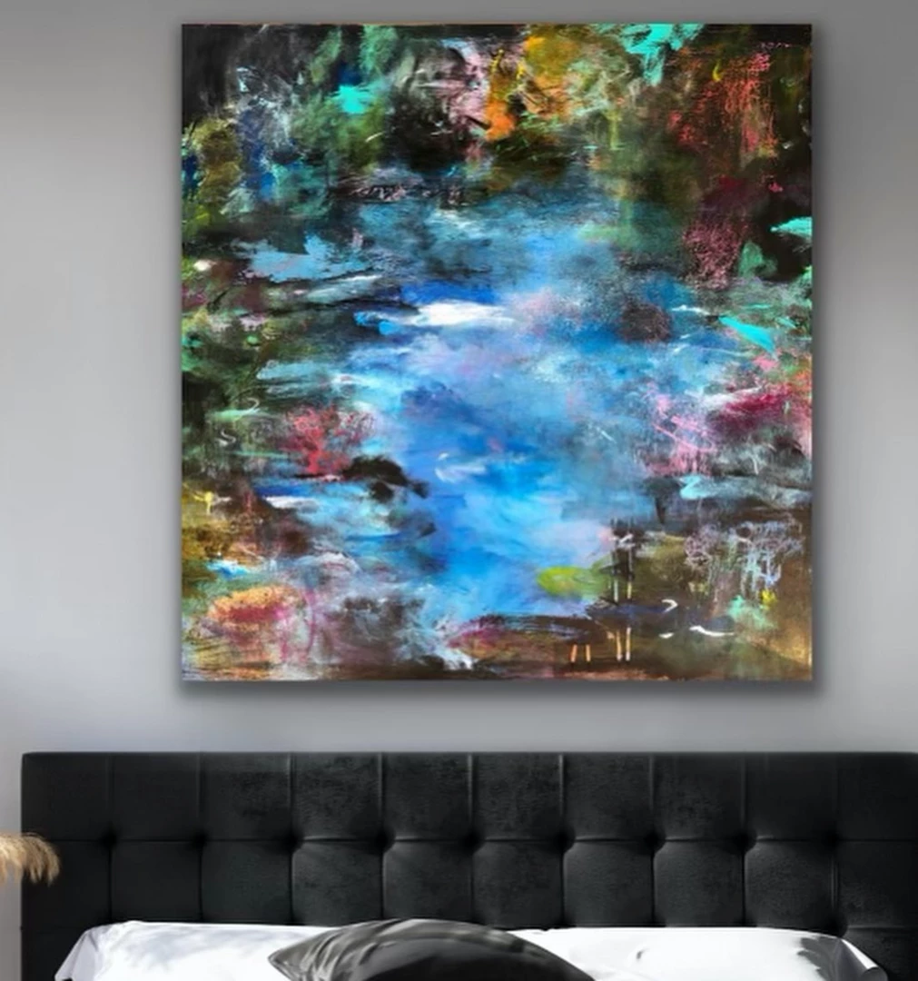 Mike Salcido Harmonized Microcosm - 36”W X 36”H 1 Mike Salcido Harmonized Microcosm - 36”W X 36”H