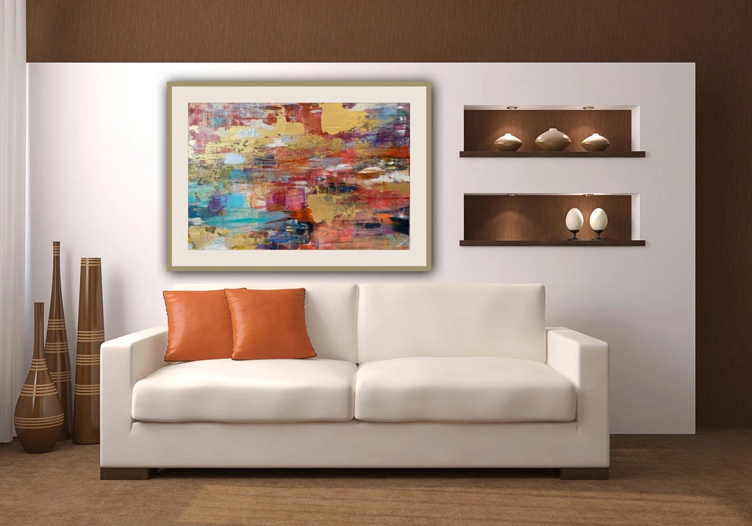 Robin Pedrero Original Art Harmony On The Horizon - 24W X 36"H 2 Robin Pedrero Original Art Harmony On The Horizon - 24W X 36"H