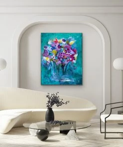 Mike Salcido Wildflower Bouquet - 30”W X 24”H Original Art