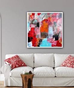 Robin Pedrero Original Art Villas At Sundown - 24"W X 24"H