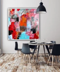 Robin Pedrero Original Art Villas At Sundown - 24"W X 24"H