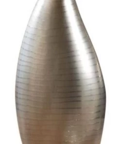 Global Views Platinum Stripe Vase - Large