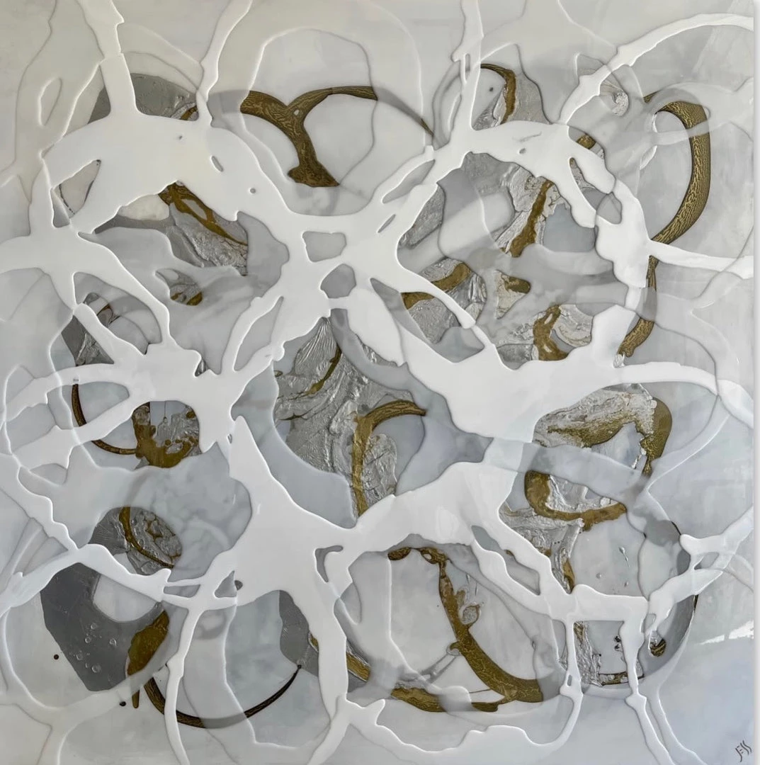Jessica M Chaix Original Art Knots - 48”x48” 3 Jessica M Chaix Original Art Knots - 48”x48”