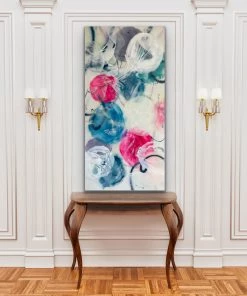 Jessica M Chaix Original Art Whimsical V - 36”W X 60”H