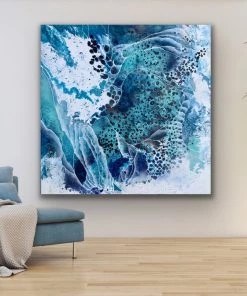 Jessica M Chaix Original Art Jellyfish - 48” X 48”