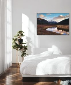 LeftBank Art Last Light On Ostler Peak Abstract Art