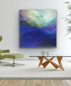 Julia Ross Lavender Dawn - 36"x36" (SOLD)