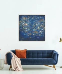 LeftBank Art Abstract Art Lovely Lily Pads