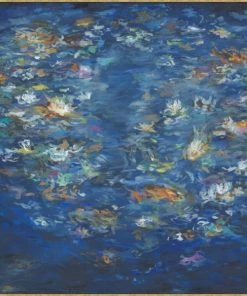 LeftBank Art Abstract Art Lovely Lily Pads