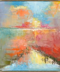 LeftBank Art Abstract Art Marsh A Glow