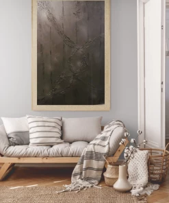 Nikia Coleman Midnight Abyss (Black) - 24"W X 36"H