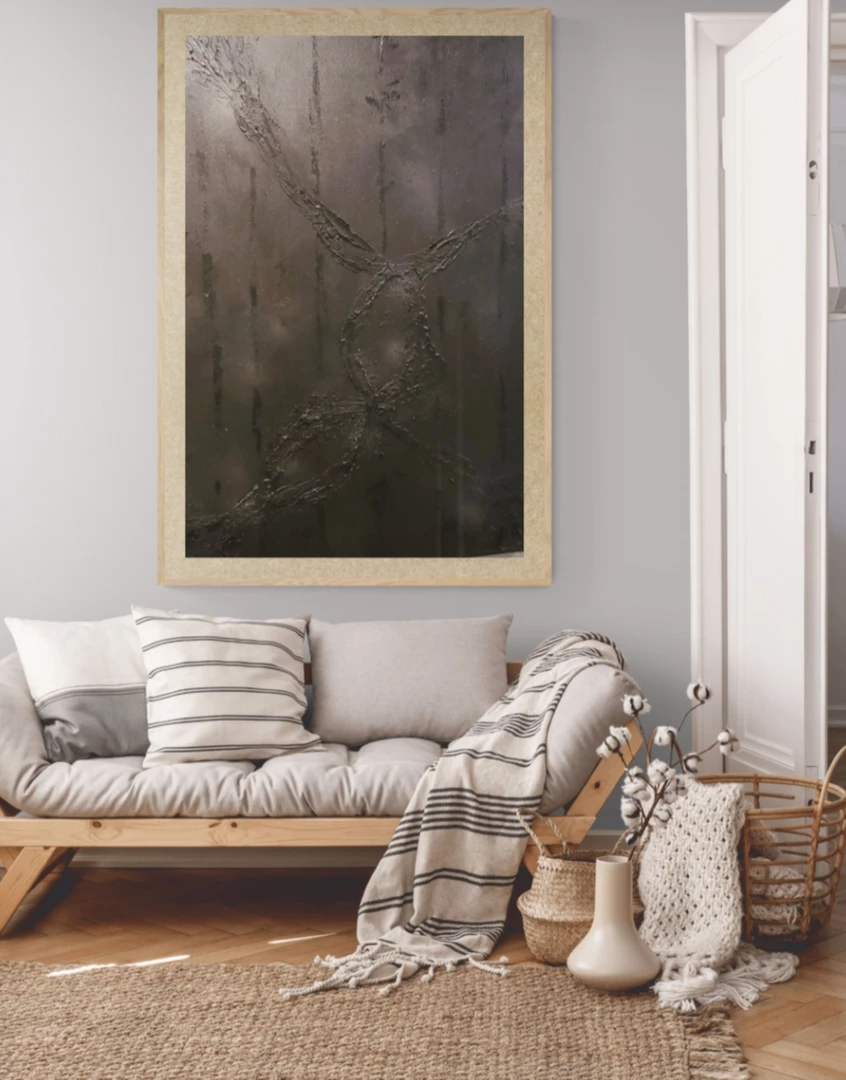 Nikia Coleman Midnight Abyss (Black) - 24"W X 36"H 1 Nikia Coleman Midnight Abyss (Black) - 24"W X 36"H