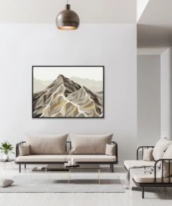 LeftBank Art Abstract Art Mountain Ridge I