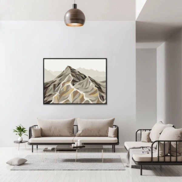 LeftBank Art Abstract Art Mountain Ridge I 2 LeftBank Art Abstract Art Mountain Ridge I