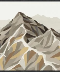 LeftBank Art Abstract Art Mountain Ridge I