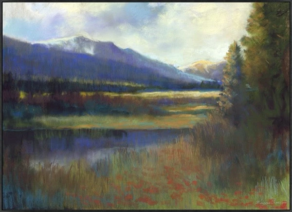 LeftBank Art Mountain Valley Wildflowers Abstract Art 1 LeftBank Art Mountain Valley Wildflowers Abstract Art