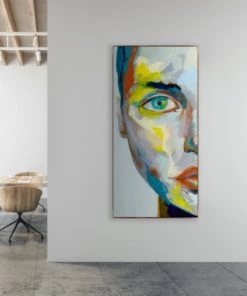 LeftBank Art Abstract Art Neon Portrait I