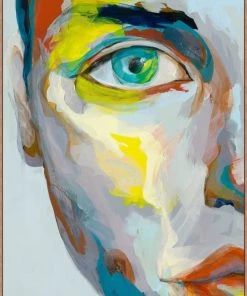 LeftBank Art Abstract Art Neon Portrait I