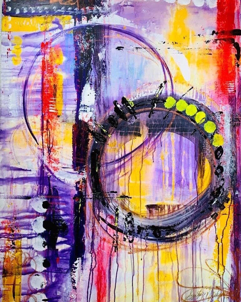 Sontonya Necheal Afflictions - 36"W X 48"H 1 Sontonya Necheal Afflictions - 36"W X 48"H