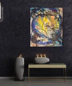 Sontonya Necheal Original Art Let Glo - 48"W X 60"H