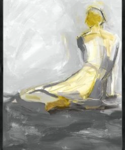 LeftBank Art Stillness In Yellow III Abstract Art