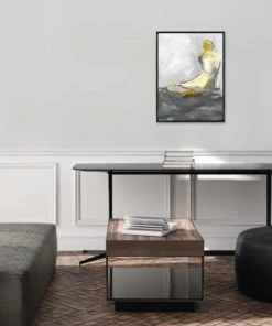 LeftBank Art Stillness In Yellow III Abstract Art