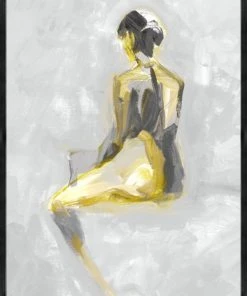 LeftBank Art Stillness In Yellow II Abstract Art