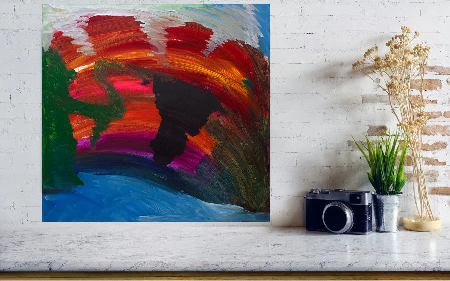 Michael Thomas Original Art The Maelstrom - 30"W X 30”H 1 Michael Thomas Original Art The Maelstrom - 30"W X 30”H