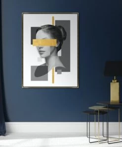 LeftBank Art Abstract Art Veiled Beauty II