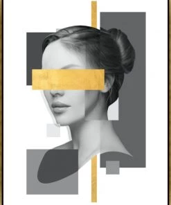 LeftBank Art Abstract Art Veiled Beauty II