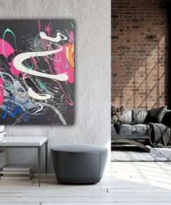 Robin Pedrero Original Art Wild Exuberance- 48W X 48"H