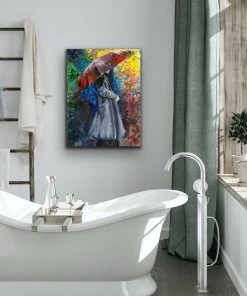 Ishra Mohaymen Original Art Breaking Free - 18”W X 24”H