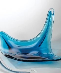 Global Views Accessories Stingray Bowl - Aqua