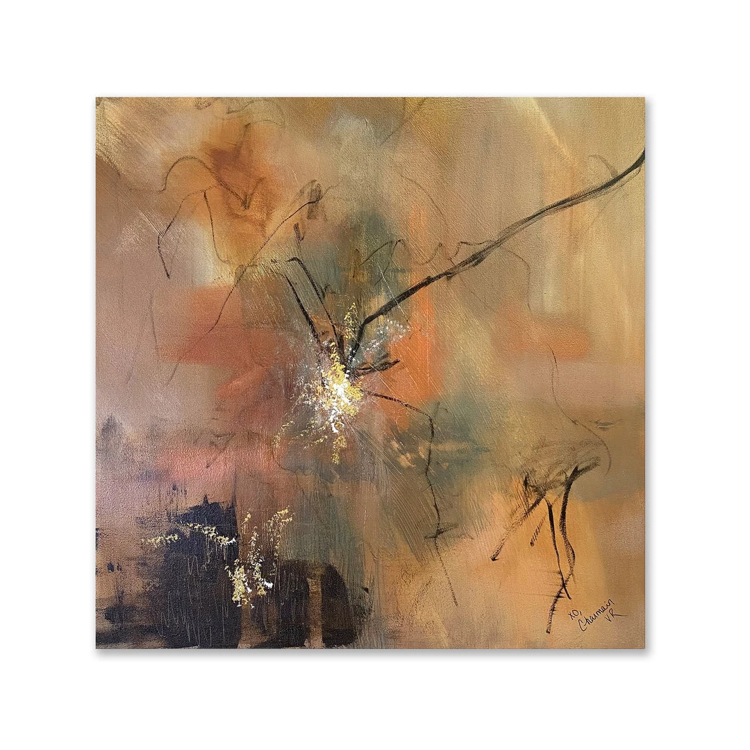 Charmain Valentine Rule Lost In The Moment - 36"W X 36"H Original Art 2 Charmain Valentine Rule Lost In The Moment - 36"W X 36"H Original Art