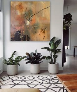 Charmain Valentine Rule Lost In The Moment - 36"W X 36"H Original Art