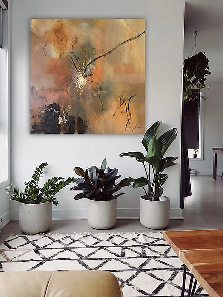 Charmain Valentine Rule Lost In The Moment - 36"W X 36"H Original Art 1 Charmain Valentine Rule Lost In The Moment - 36"W X 36"H Original Art