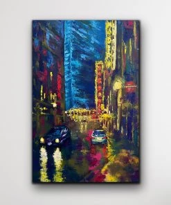 Ishra Mohaymen Sleepless Nights - 24”W X 36”H Original Art