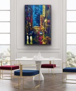 Ishra Mohaymen Sleepless Nights - 24”W X 36”H Original Art