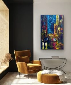 Ishra Mohaymen Sleepless Nights - 24”W X 36”H Original Art