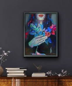 Ishra Mohaymen This Rose Has Thorns - 18”W X 24”H Original Art 5 Ishra Mohaymen This Rose Has Thorns - 18”W X 24”H Original Art